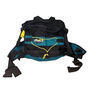 MOUNTAINSMITH DAY Lumbar Waist Fanny Pack Bag Hiking Cycling Green/Black